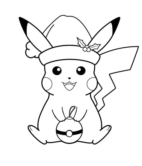 Chọn lọc tranh tô màu pikachu đáng yêu nhất