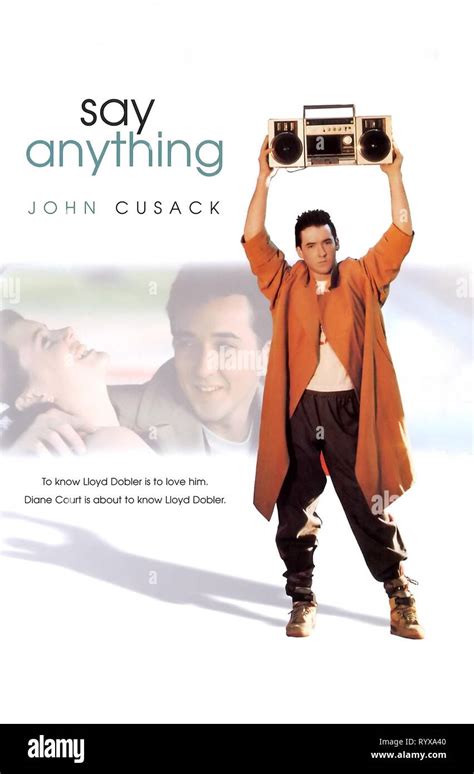 JOHN CUSACK POSTER, SAY ANYTHING..., 1989 Stock Photo - Alamy