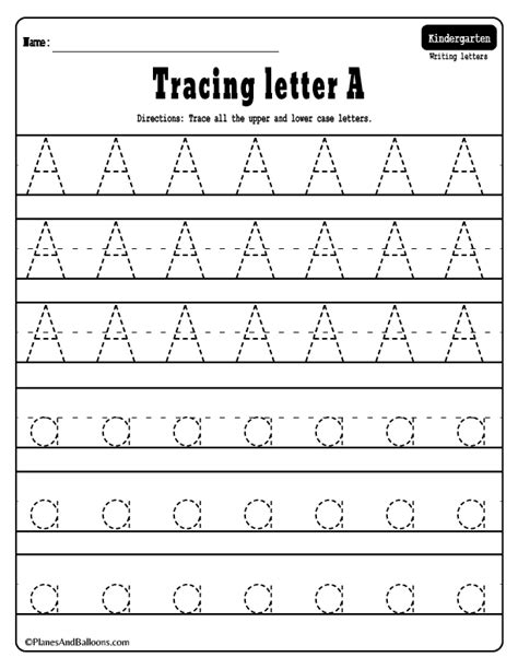 Alphabet Tracing Worksheets A-Z - Free Printable Bundle