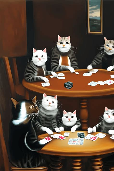 Grumpy Cat Playing Poker