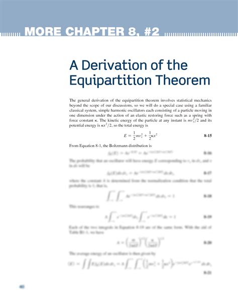 SOLUTION: Equipartition theorem - Studypool