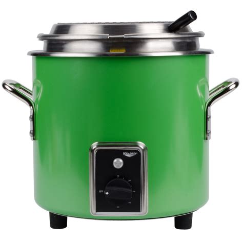 Vollrath Green Retro Soup Kettle 6.6L