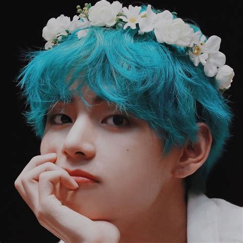 Taehyung Blue Hair Wallpapers - Top Free Taehyung Blue Hair Backgrounds ...