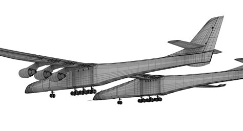 3D Stratolaunch Carrier Aircraft - TurboSquid 1586268