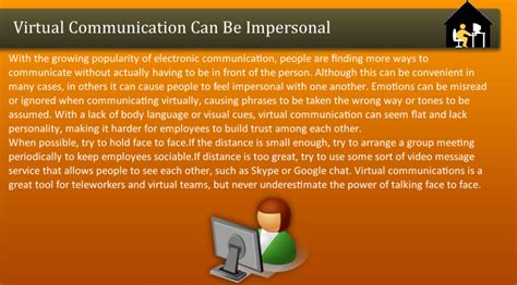 Virtual Communication Can Be Impersonal - FreshSkills