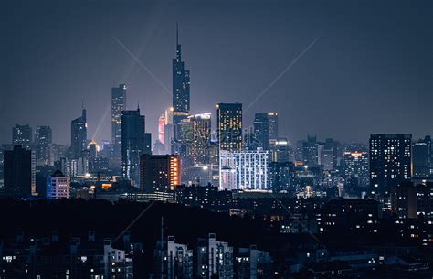 Night Scenery In Nanjing Metropolitan City Picture And HD Photos | Free Download On Lovepik