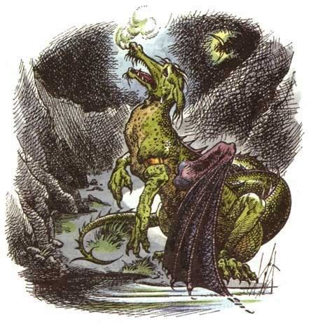 Eustace as a dragon -- original art by Pauline Baynes, The Voyage of the Dawn Treader | The ...