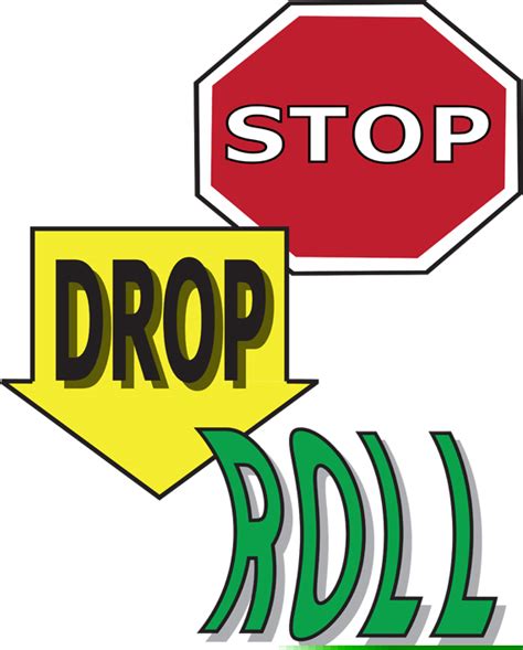 Stop Drop Roll Clipart | Free Images at Clker.com - vector clip art online, royalty free ...