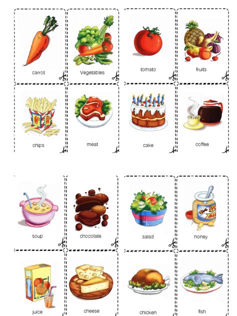 Food Flashcards for ESL