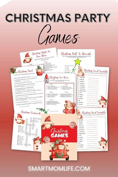 Christmas Party Games Printable – Smart Mom Life