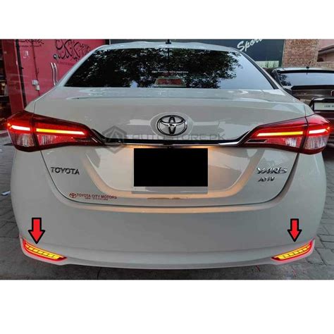 Toyota Yaris Rear Bumper LED Reflector Light 2020-2023 - Autostore.pk