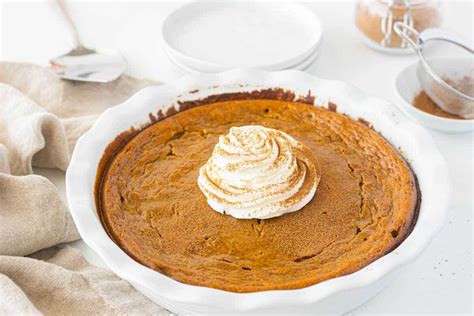 Impossible Pumpkin Pie - The Kitchen Magpie