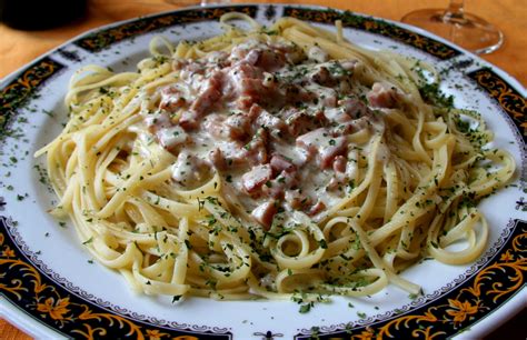 Benvenuti in Italia!: Carbonara is an Italian pasta dish from Rome,...