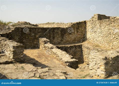 The Tanais-disappeared City in 5 C. E. Stock Photo - Image of blue ...