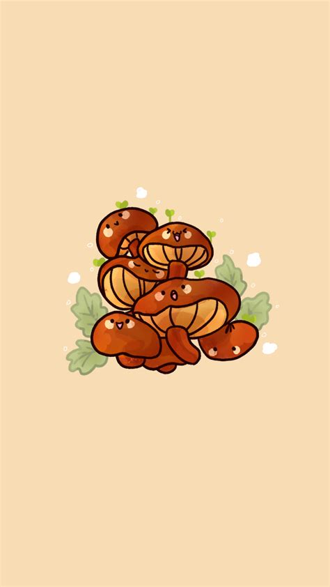 Discover 83+ aesthetic cute mushroom wallpaper latest - in.coedo.com.vn