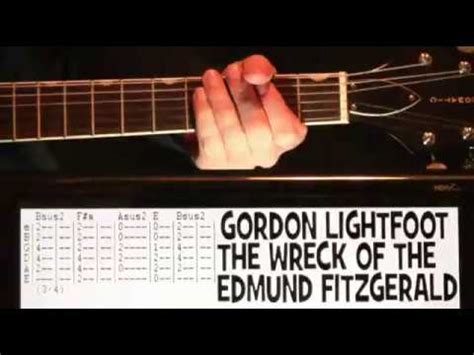 Gordon Lightfoot The Wreck Of the Edmund Fitzgerald Guitar Chords ...