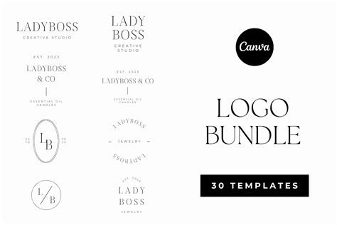 Logo Bundle Canva Template Graphic by Visual Fusion Studio · Creative Fabrica