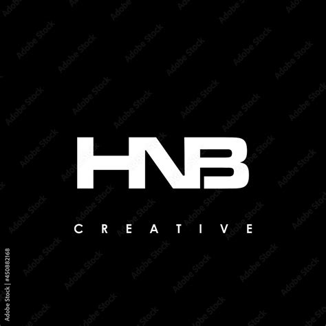 HNB Letter Initial Logo Design Template Vector Illustration Stock ...