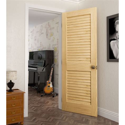 Louver Pine Interior Door With Wide Slats | International Door Company | Pine interior doors ...