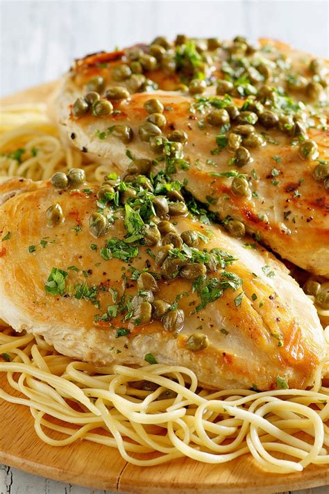 Chicken with Lemon Caper Sauce - Recipe Girl