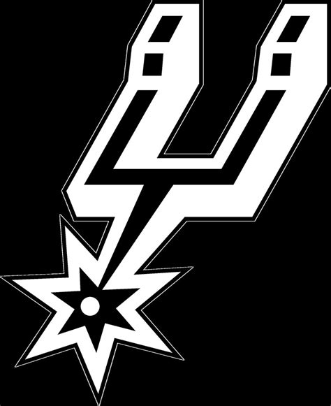 Spurs Black & White logo | Thomas Vega | Flickr