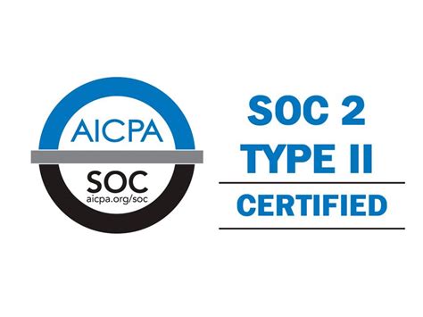 AICPA SOC 2 TYPE II Certified Logo PNG vector in SVG, PDF, AI, CDR format