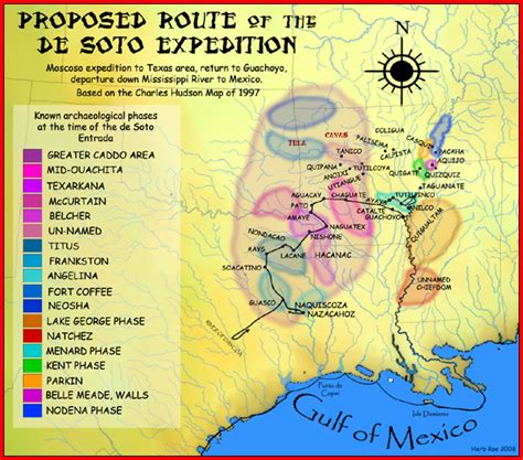 List of sites and peoples visited by the Hernando de Soto Expedition ...