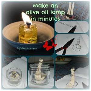 DIY Olive Oil Lamp, the lost art you need to know