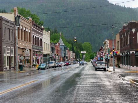 Wallace, ID : Downtown Wallace | Cheapest places to live, Glacier national park, National parks