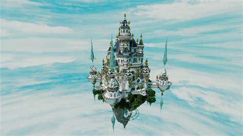 Another floating castle :D : r/Minecraft