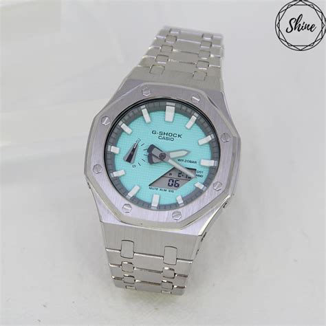 Tiffany Blue Dial Casioak Custom Watch Casio G-shock - Etsy