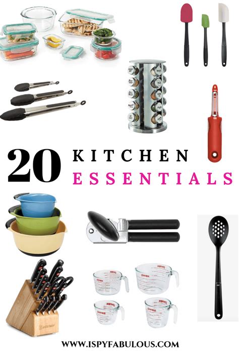 Stock Your Kitchen Like a Chef: 20 Kitchen Essentials Every Kitchen Should Have! | Kitchen ...