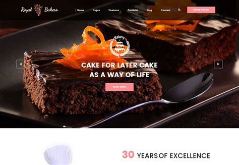 Best Bakery Website Templates