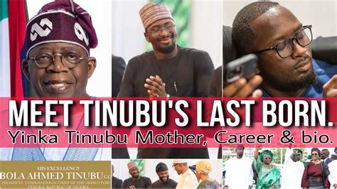 PRESIDENT TINUBU FAMILY. MEET HIS LAST CHILD, YINKA TINUBU. #tinubu # ...