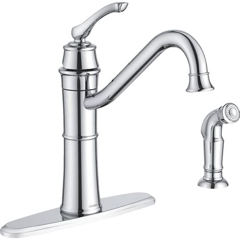 Moen Wetherly Single Handle Kitchen Faucet With Side Sprayer - Walmart.com - Walmart.com