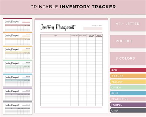 Inventory Template