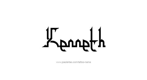 Kenneth Name Tattoo Designs | Name tattoos, Tattoo designs, Name tattoo designs