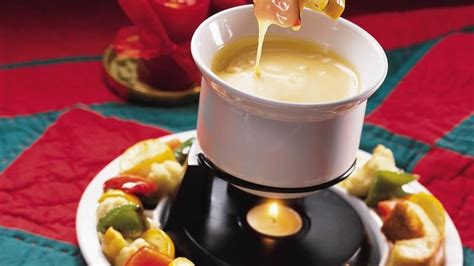 Cheese Fondue With Roasted Vegetable Dippers recipe from Betty Crocker