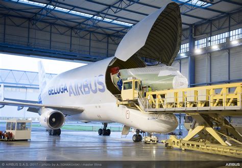 BelugaST delivers the nose section for its BelugaXL successor - Commercial Aircraft - Airbus