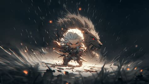 Witcher from Netflix Wallpaper with Psd + AI on Behance