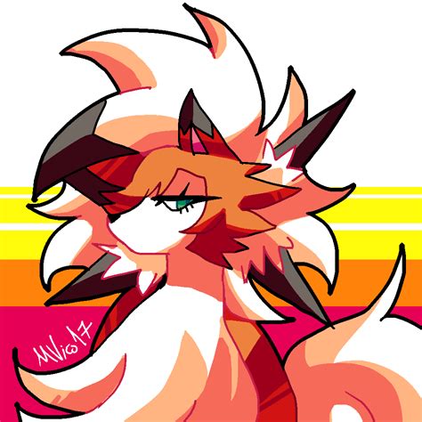 Lycanroc dusk form by MVico on DeviantArt