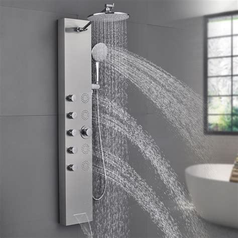 Stainless Steel Shower Panel , Showers Plus Online Shop - Showers Plus