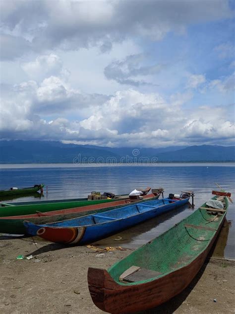 View from Lindu Lake Central Sulawesi Stock Image - Image of sports ...