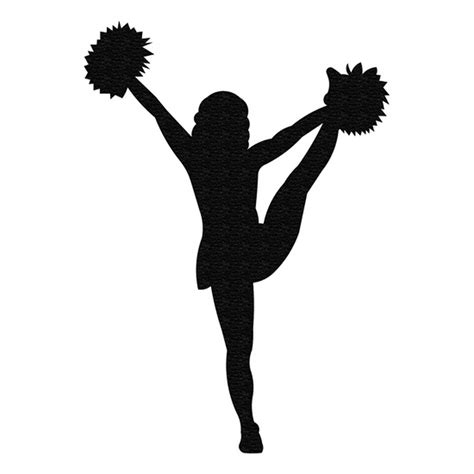 RBS - Silhouette - Cheerleader 10 : Scrappin Sports Stuff