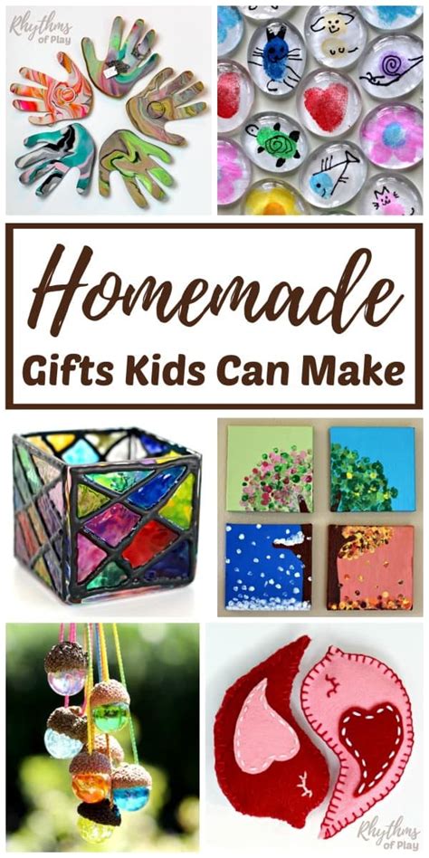 Homemade Gifts Kids Can Make for Parents and Grandparents | Rhythms of Play