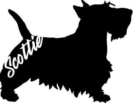 Scottie Dog Outline