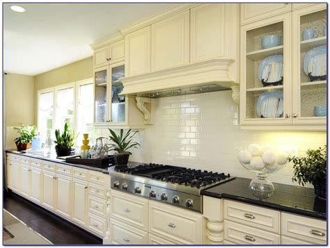 Cream Colored Subway Tile Backsplash - Tiles : Home Design Ideas #q7PqJ6Gn8Z69917