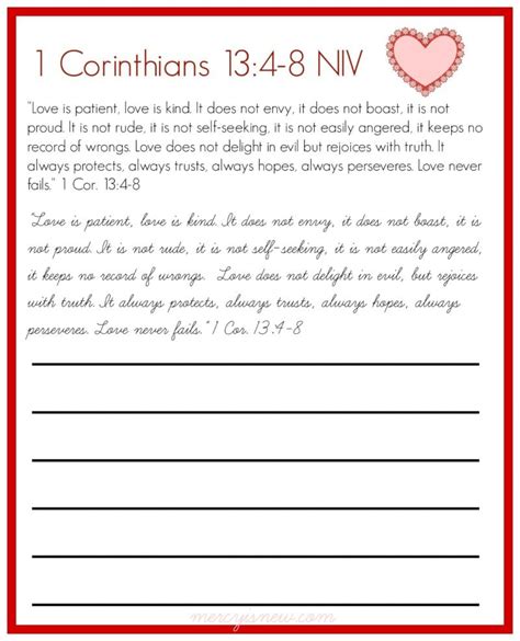 Memory Work Made Easy: February – His Mercy is New