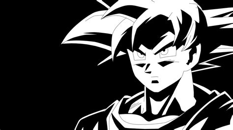 Goku Black and White Wallpapers - Top Free Goku Black and White Backgrounds - WallpaperAccess