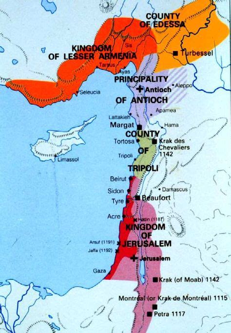 Risultati immagini per kingdom of jerusalem map | Kingdom of jerusalem, Jerusalem map